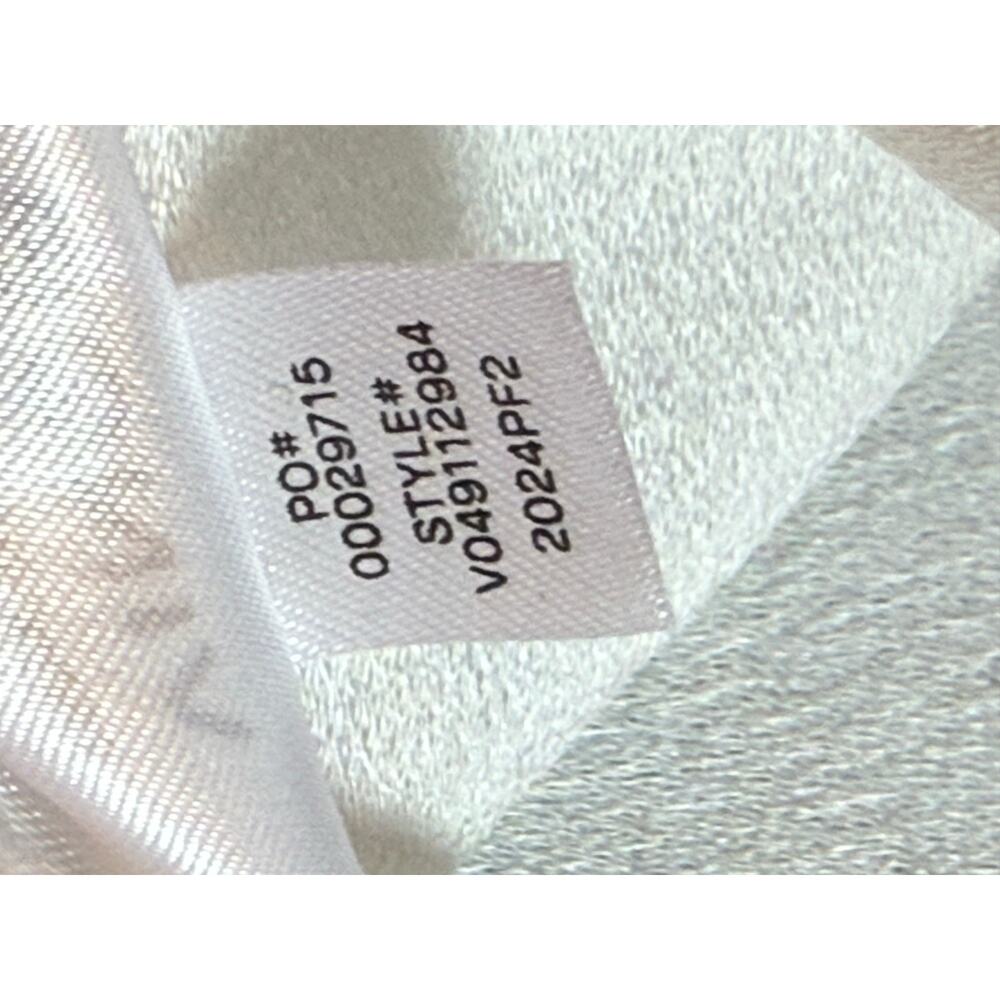 Vince Women's Sleeveless Button Up Blouse Medium White Collared Essential $295 - Picture 4 of 8
